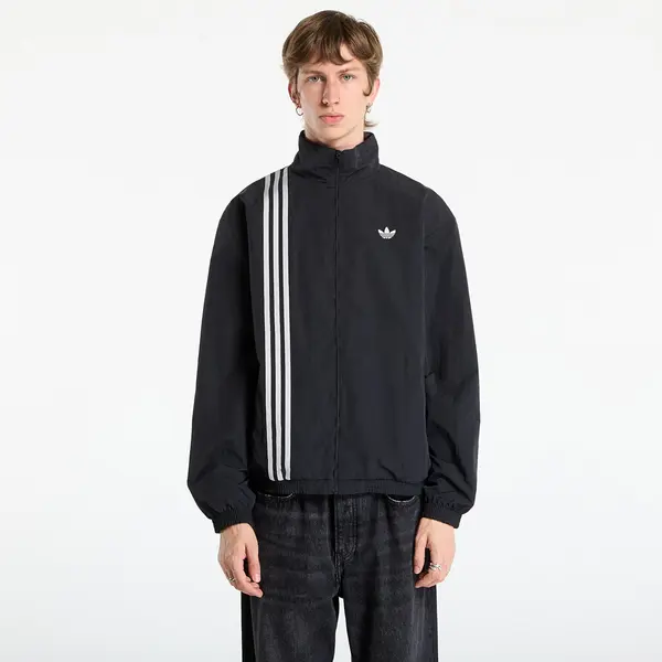 adidas Originals Jakna adidas Firebird Front Stripes Woven Track Top Black/ Stone Khaki/ Better Scarlet XL