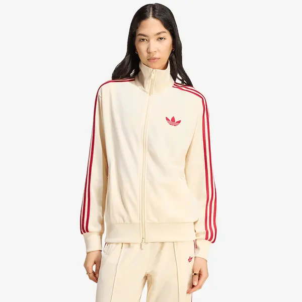 adidas Originals Jakna adidas Firebird Track Top Loose Warm Vanilla/ Team Victory Red XS