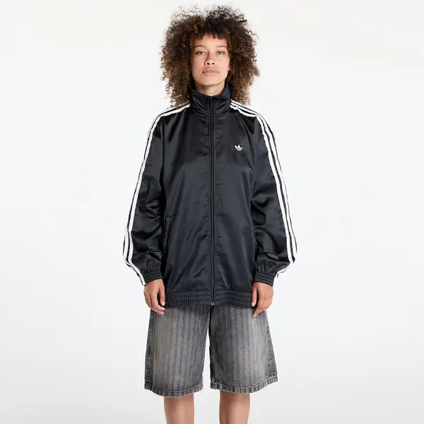 adidas Originals Jakna adidas Originals Satin Firebird Track Top Ruffle 3-Stripes Black M