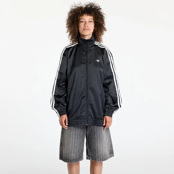 adidas Originals Jakna adidas Originals Satin Firebird Track Top Ruffle 3-Stripes Black M