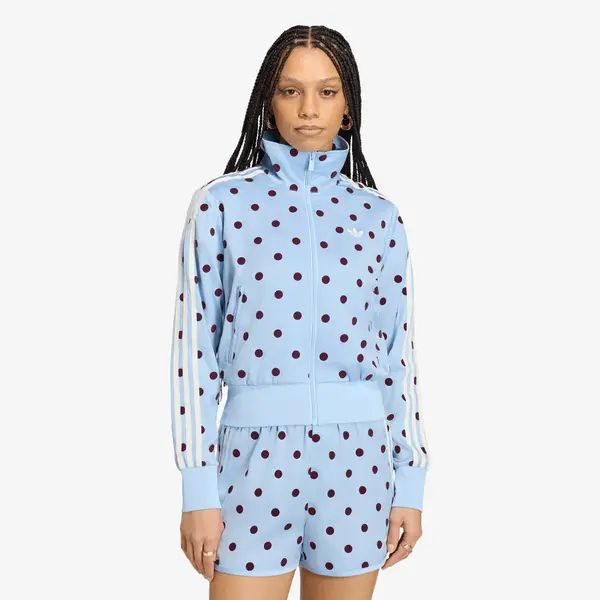 adidas Originals Jakna adidas Satin Polka Dots Tt Track Top Clear Sky XS