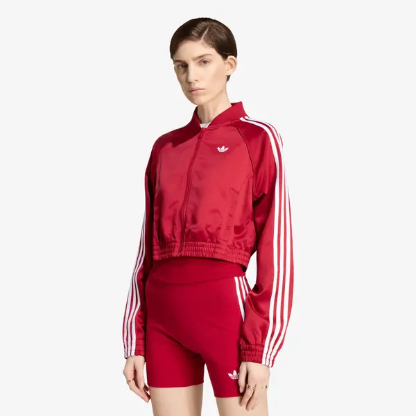 adidas Originals Jakna adidas Satin Sst Jacket Team Victory Red/ White L