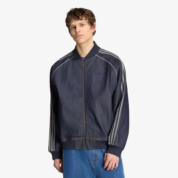 adidas Originals Jakna adidas SST Adicolor Denim Tracktop Indigo Denim L