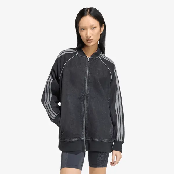 adidas Originals Jakna adidas SST Oversized Denim Tracktop True Black Denim XS