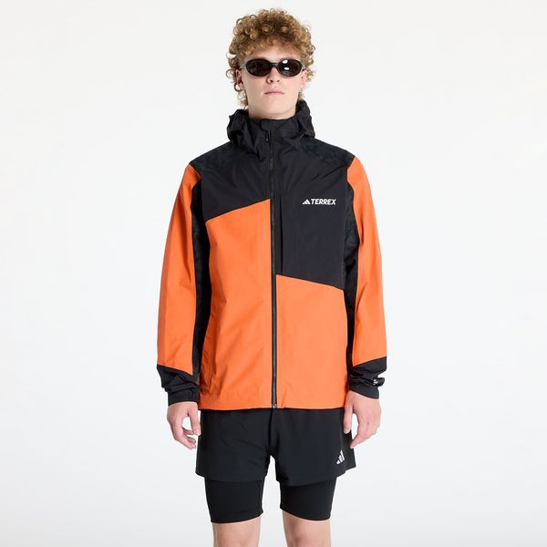 adidas Performance Jakna adidas Terrex Xperior Hybrid Rain.Rdy Semi Impact Orange/ Black XL