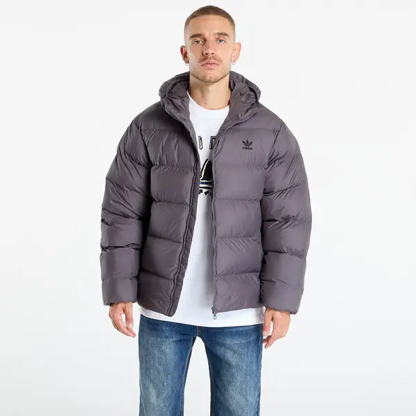 adidas Originals Jakna adidas Tonal Hooded Puffer Jacket Grey Strata/ Print S