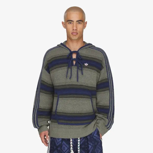 adidas Originals Jakna adidas x Clot Baja Jacket By Edison Chen UNISEX Trace Khaki/ Tech Indigo XXL