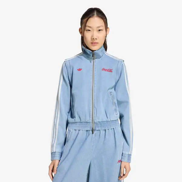 adidas Originals Jakna adidas x Coca Cola Firebird Reg Denim Track Top Light Denim S