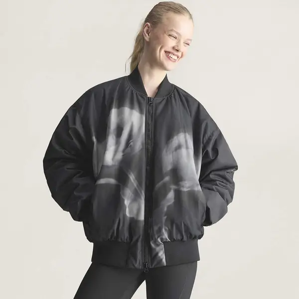 adidas Performance Jakna adidas x Stella Mccartney Woven Bomber Printed Black/ White M