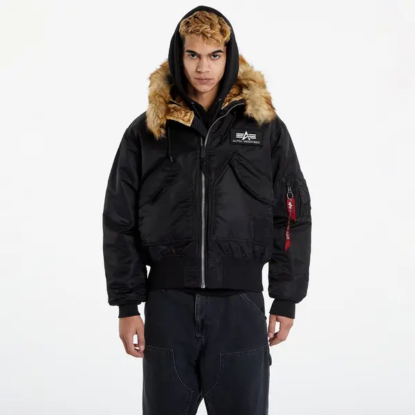 Alpha Industries Jakna Alpha Industries 45P Hooded Custom Black/ Reflective S