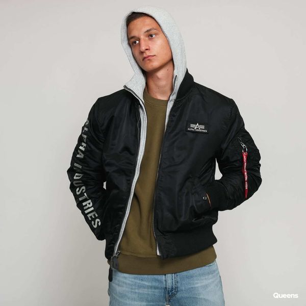 Alpha Industries Jakna Alpha Industries MA-1 D-Tec SE Black / Grey M
