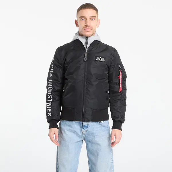 Alpha Industries Jakna Alpha Industries MA-1 D-Tec SE Black / Grey M
