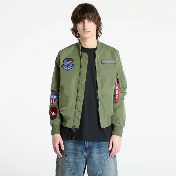 Alpha Industries Jakna Alpha Industries MA-1 TT Flying Tigers Sage Green XL