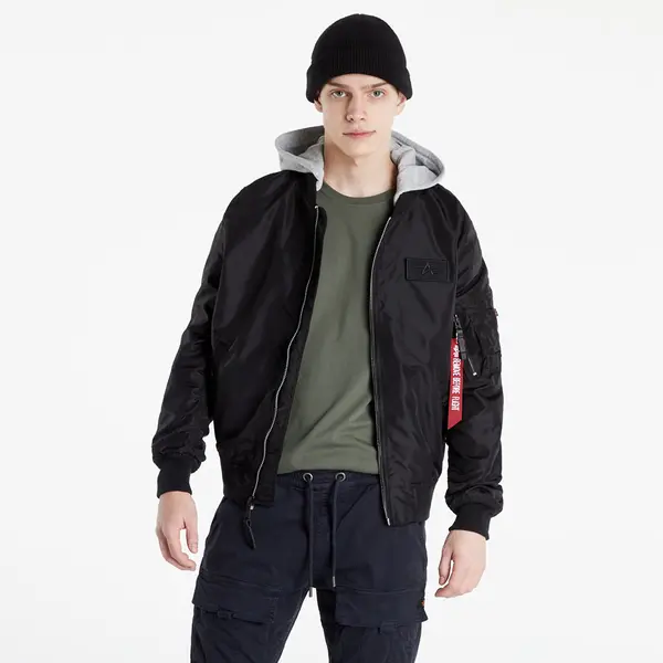 Alpha Industries Jakna Alpha Industries MA-1 TT Hood BP Reflective Jacket Black M