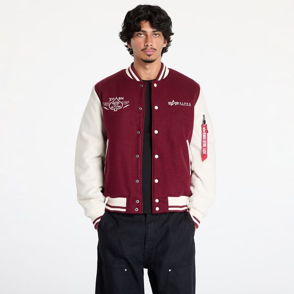 Alpha Industries Inc. Jakna Alpha Industries Varsity Air Force Jacket Burgundy L