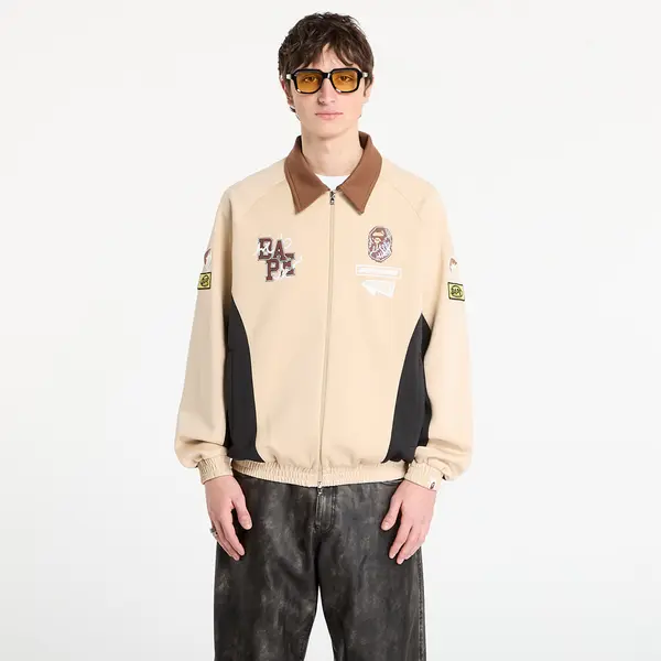 A BATHING APE Jakna BAPE® x FOOTSHOP - Track Jacket UNISEX Beige M