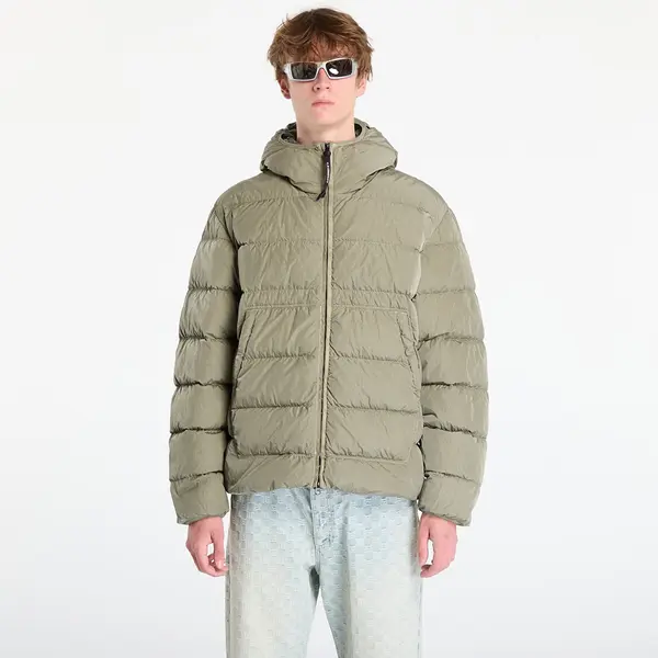 C.P. Company Jakna C.P. Company Chrome-R Goggle Down Jacket Fungi Grey XXL