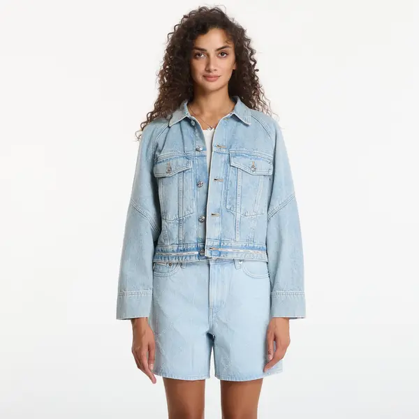 Calvin Klein Jakna Calvin Klein Jeans Branded Boxy Denim Jacket Fresh Water S