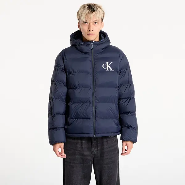 Calvin Klein Jakna Calvin Klein Jeans Ls Nylon Monogram Puff Jacket Blue M