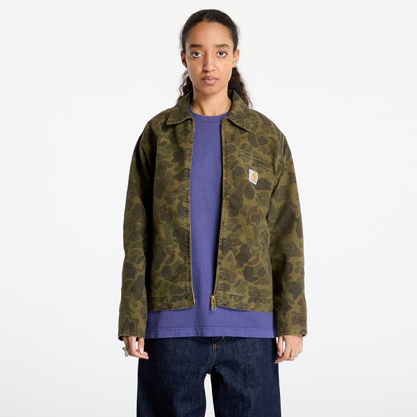 Carhartt WIP Jakna Carhartt WIP Duck Detroit Jacket UNISEX Camo Duck/ Green/ Office Green Garment Dyed XS