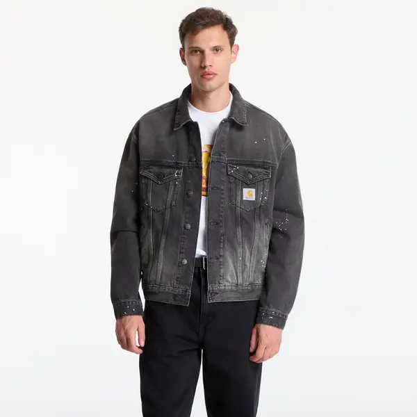 Carhartt WIP Jakna Carhartt WIP Helston Jacket UNISEX Black Destroy Wash, Splatter L