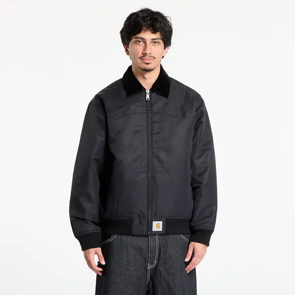 Carhartt WIP Jakna Carhartt WIP Santa Fe Alumni Jacket UNISEX Black/ Scarlet XXL