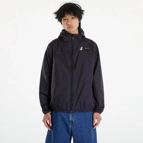Comme des Garçons PLAY Jakna Comme des Garçons PLAY x K-Way Emblem Jacket UNISEX Black Pure S