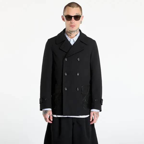 Comme des Garçons SHIRT Jakna Comme des Garçons SHIRT Double Breasted Coat Black L