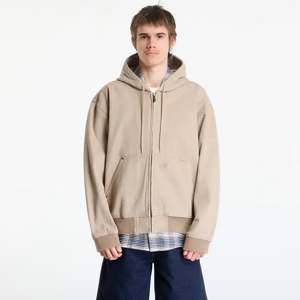 Dickies Jakna Dickies Unlined Canvas Hooded Bomber Desert Sand S