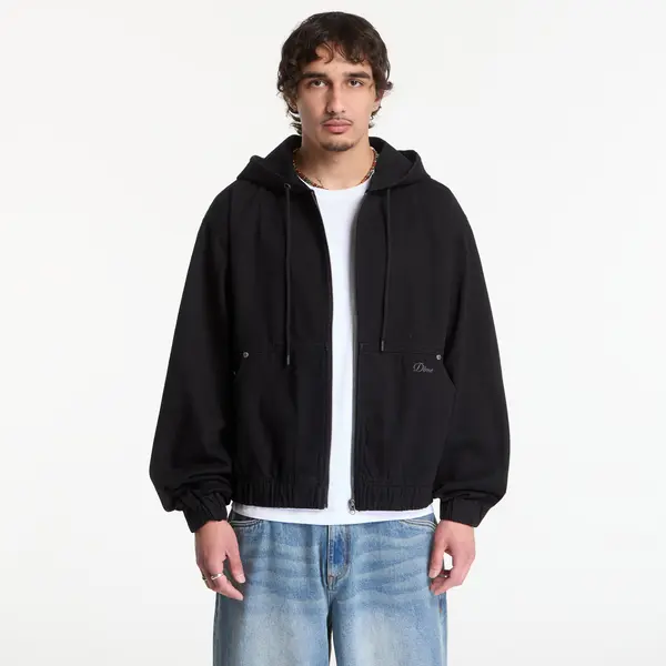 DIME Jakna Dime Hooded Denim Jacket UNISEX Black XL