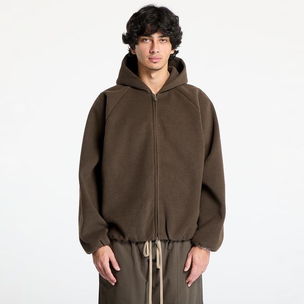 Fear of God Essentials Jakna Fear Of God ESSENTIALS Brushed Hooded Bomber Brown L