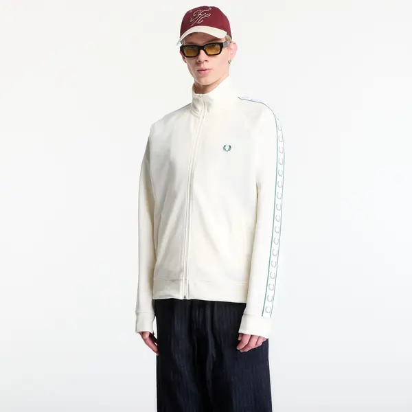 FRED PERRY Jakna Fred Perry Contrast Tape Track Jacket Ecru M