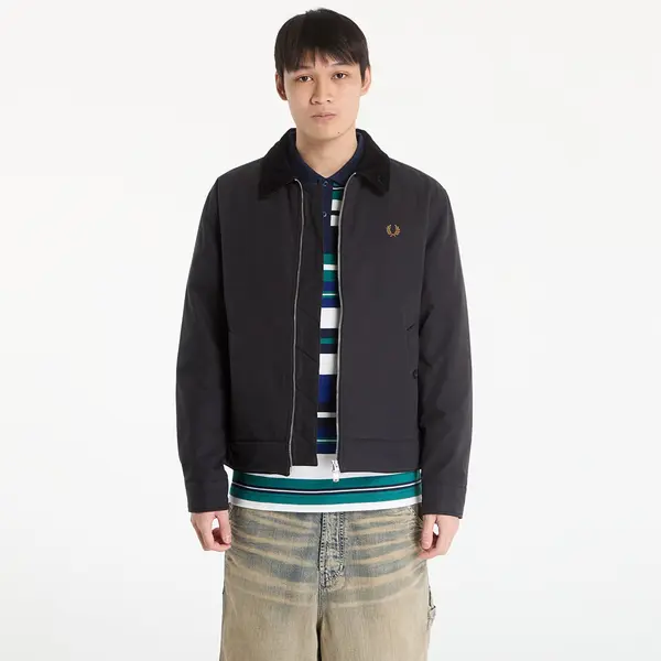 FRED PERRY Jakna FRED PERRY Cotton Caban Jacket Black L