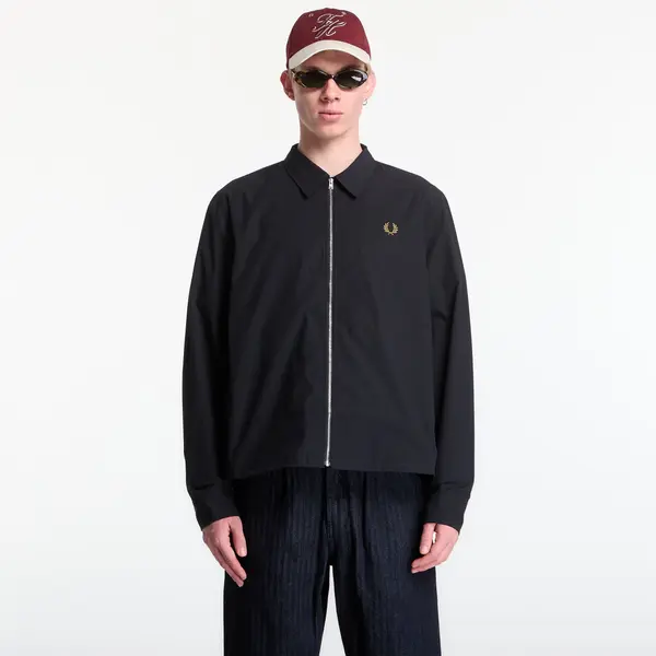 FRED PERRY Jakna Fred Perry Poplin Overshirt Black XL