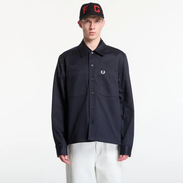 FRED PERRY Jakna Fred Perry Twill Overshirt Navy L