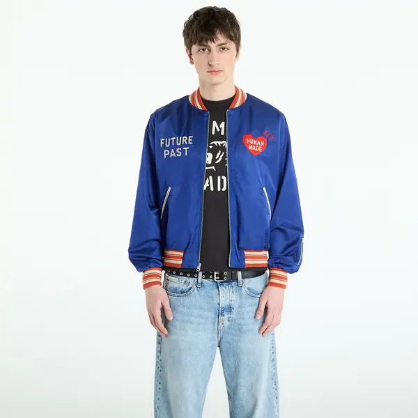HUMAN MADE Jakna HUMAN MADE Satin Jacket UNISEX Blue XL