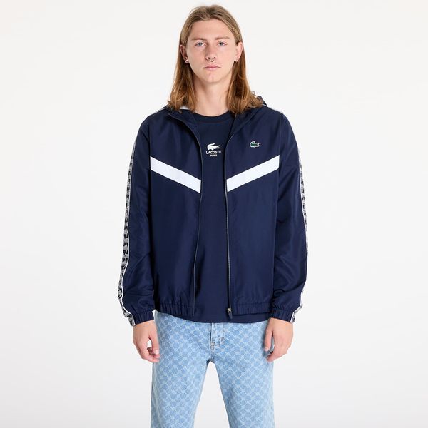 LACOSTE Jakna LACOSTE Tennis Monogram Track Jacket Navy Blue/ White L