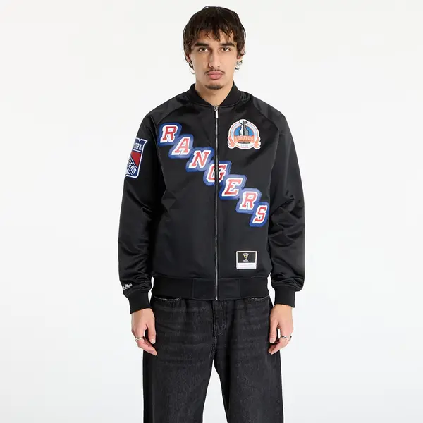 Mitchell & Ness Jakna Mitchell & Ness NHL Maxxed Out Satin Jacket Rangers Mark Messier Black M