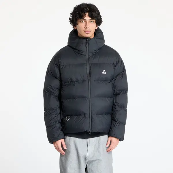 Nike Jakna Nike ACG "Lunar Lake" Puffer Men's Therma-FIT ADV Loose Hooded Jacket Black/ Black/ Summit White XL