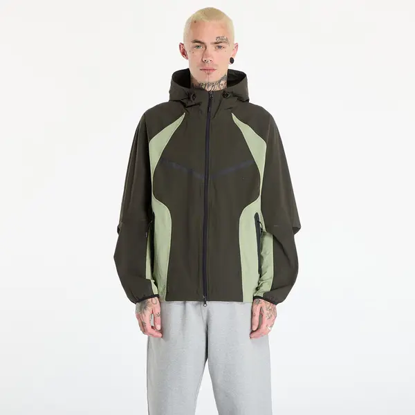 Nike Jakna Nike Tech Men's Dri-FIT Woven Color-Block Windrunner Loose Jacket Sequoia/ Oil Green/ Black M