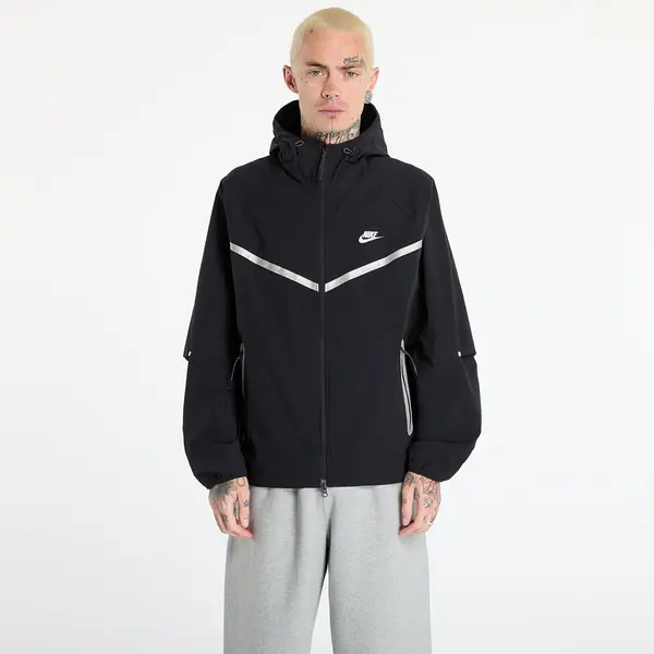 Nike Jakna Nike Tech Men's Full-Zip Woven Windrunner Jacket Black XL