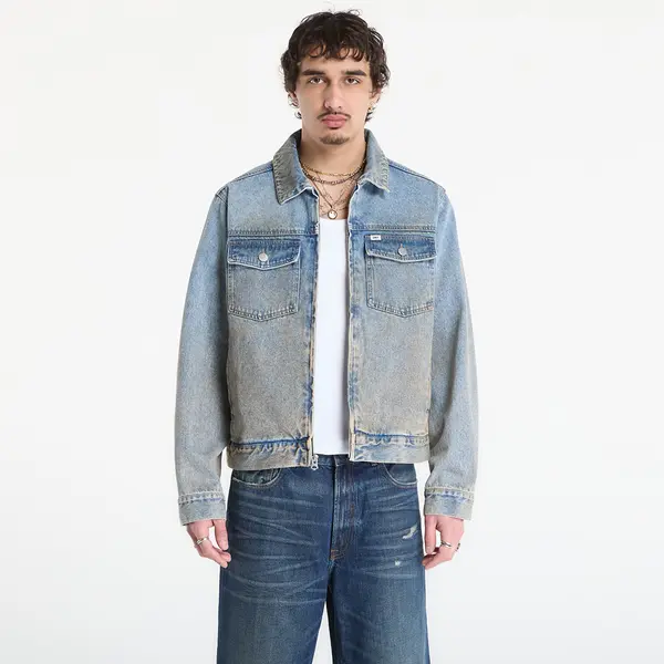OBEY Clothing Jakna OBEY Base Trucker Jacket Heavy Vintage Light Indigo XL