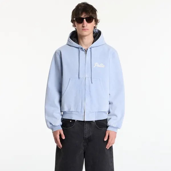 Patta Jakna Patta Peace Canvas Hooded Jacket UNISEX Light Blue Denim XL