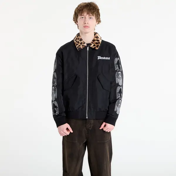 PLEASURES Jakna PLEASURES Angel Demon Flight Jacket Black L