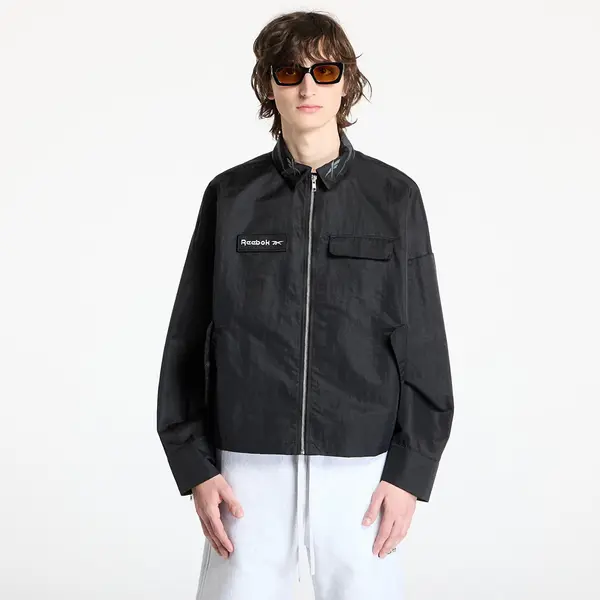 Reebok Jakna Reebok Zipped Overshirt UNISEX Washed Black L