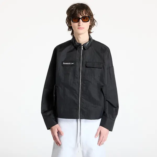 Reebok Jakna Reebok Zipped Overshirt UNISEX Washed Black L
