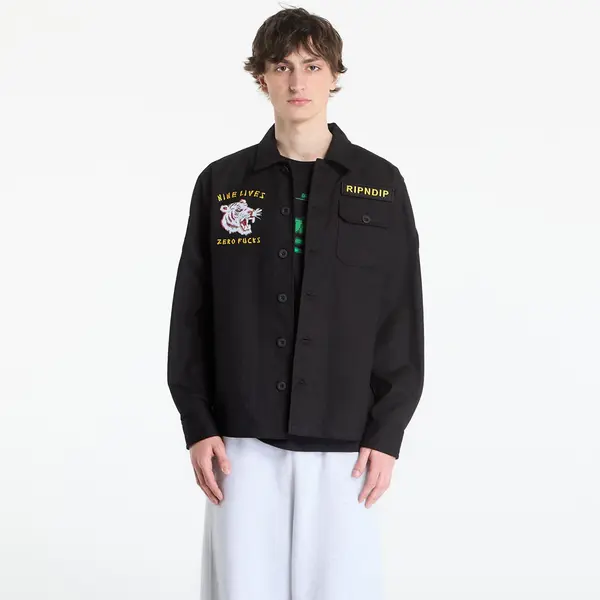 RIPNDIP Jakna RIPNDIP Nine Militarty Shirt Jacket Black M