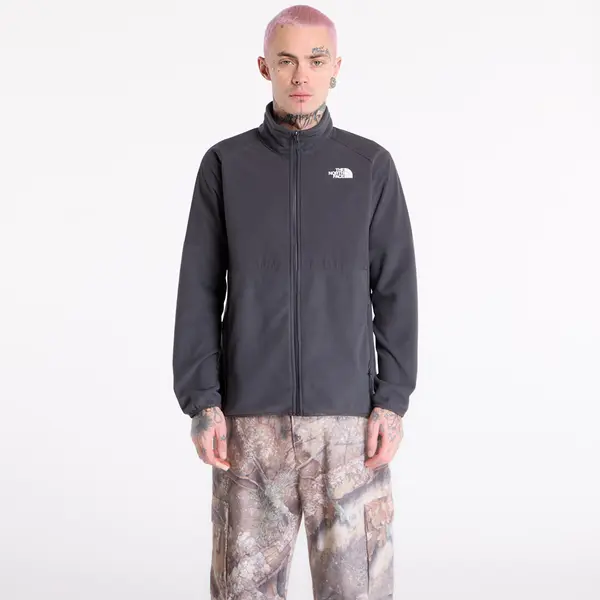 The North Face Jakna The North Face Glacier Heavyweight Full Zip Jacket Asphalt Grey/ Asphalt Grey/ TNF Black L