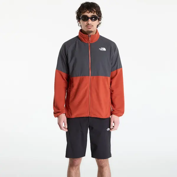 The North Face Jakna The North Face Glacier Heavyweight Full Zip Jacket Iron Clay/ Asphalt Grey M