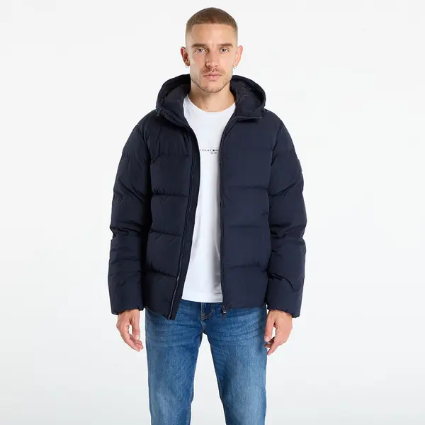 Tommy Hilfiger Jakna Tommy Hilfiger Water Repellent Down Hooded Puffer Jacket Navy XL